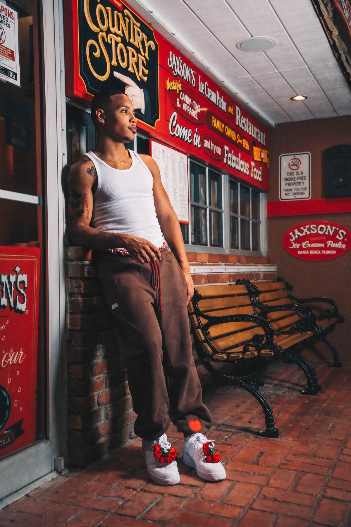 'CHERRY ON BOTTOM' SWEATPANTS